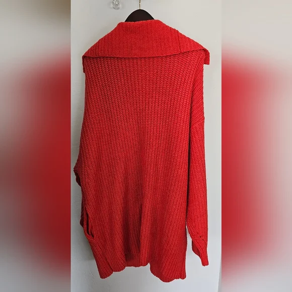 Free People Swim Too Deep Oversized Button-Up Cardigan - Picture 6 of 9